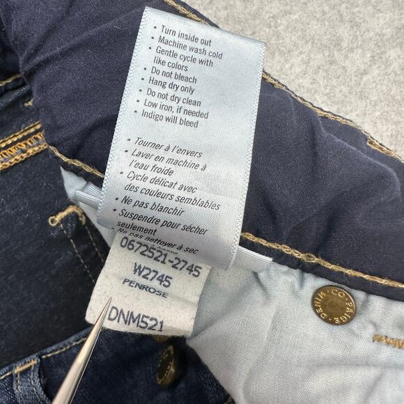 Paige Bootcut Jeans Womens Size 29 Dark Wash Blue Penrose Hidden Hills Mid Rise - Picture 9 of 13